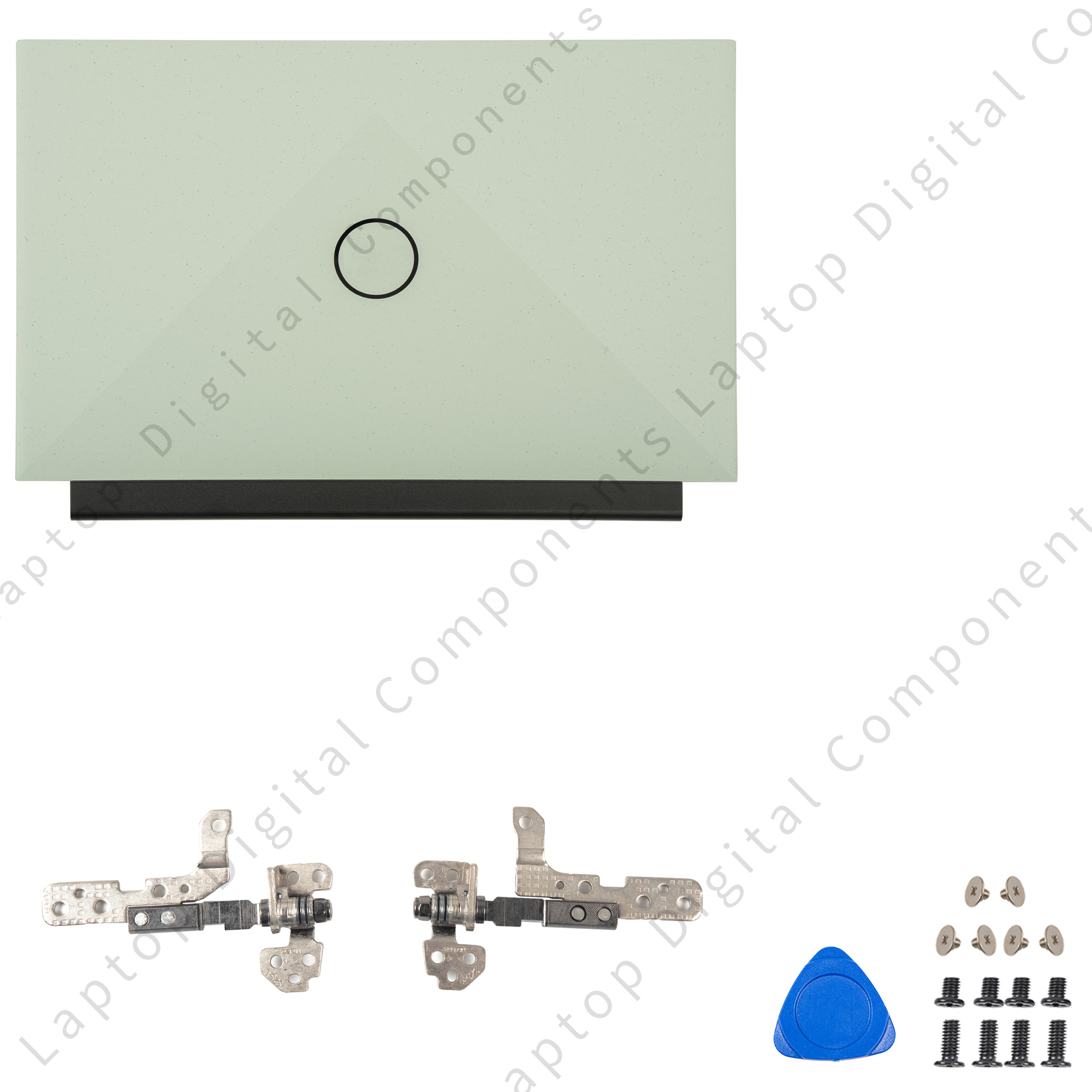 Nowość Pokrowiec na laptopa Dell G15 5510 5511 5515 5520 5525 Pokrywa tylna LCD Przednia ramka Palmrest Dolna obudowa Zawiasy Pokrywa notebooka: Ciemnoszary