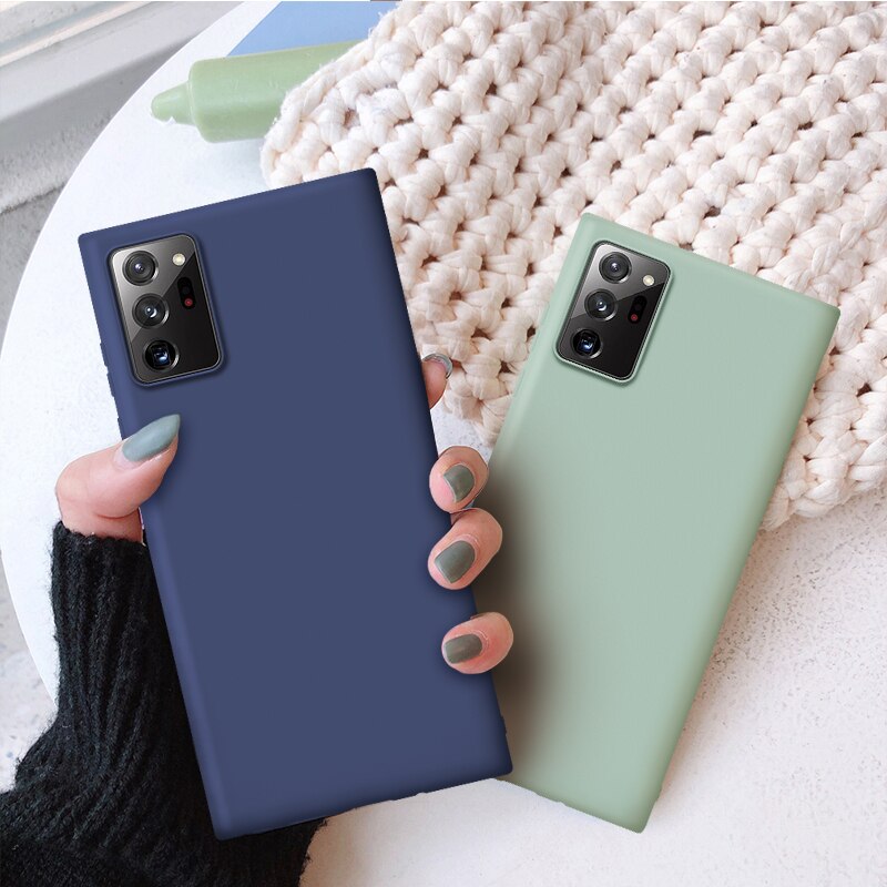 Fall für samsung galaxy note 20 ultra 5G abdeckung coque funda luxus dünne weiche tpu matte schutzhülle