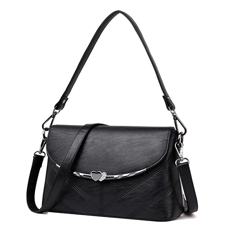 Casual Vrouwen Lederen Tas Luxe Handtassen Vrouwen Schouder Crossbody Tassen Voor Vrouwen Tas Portemonnees En Handtassen