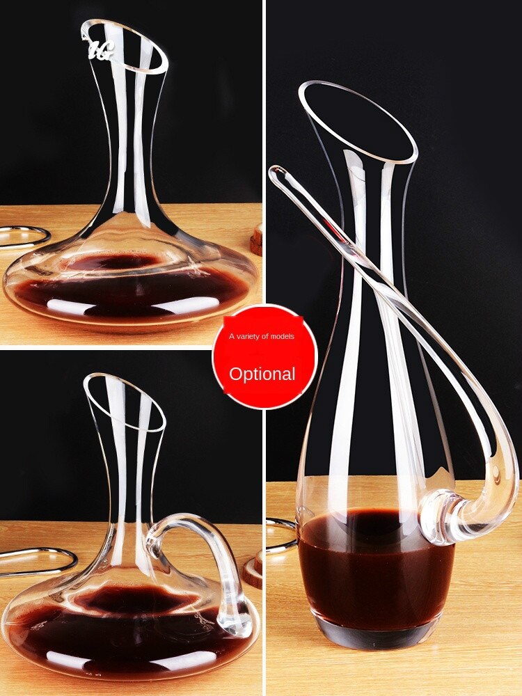 Slak Pot Decanter Set Wijn Geschenkdoos 1500Ml Kristal High-End Decanter Box Harp Decanter