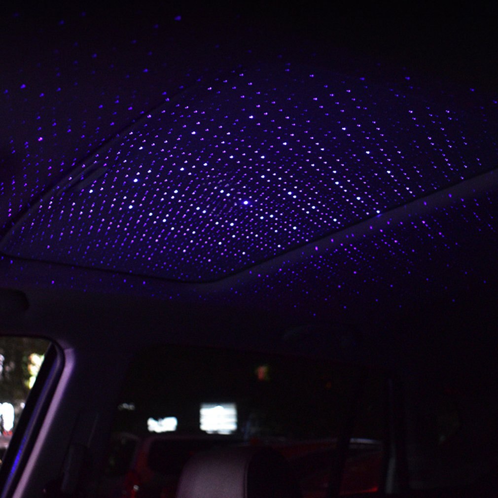 Mini Led Auto Dak Star Night Lights Interieur Projector Licht Sfeer Galaxy Lamp Decoratie Licht Usb Plug