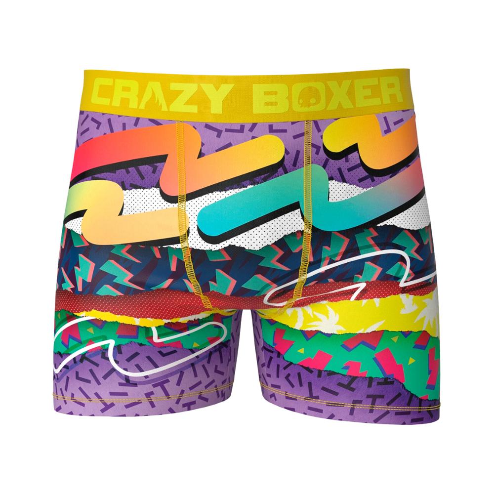 BOXER fou Pack 4 boxeurs homme boxer rétro