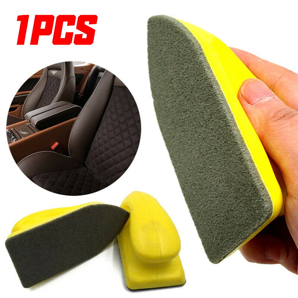 Nano Cleaning Brush Car Felt Washing Tool for Car Leather Seat Auto Care Detailing Interior Cleaning Brush: 1pc