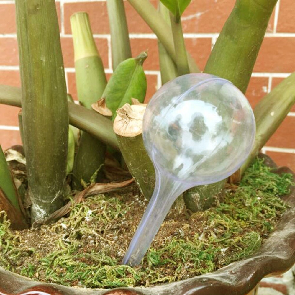 5PCS Plant Automatic Self Watering PVC Bulbs Ball Plant Bonsai Flowers Watering Feeder Watering System Garden Supplies