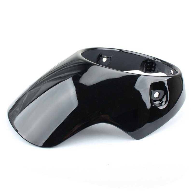 Motorrad Scheinwerfer Verkleidung Maske Gugel für Triumph BONNEVILLE T100 T120 SE Thruxton 900 Scrambler 2001 Schwarz Glänzend