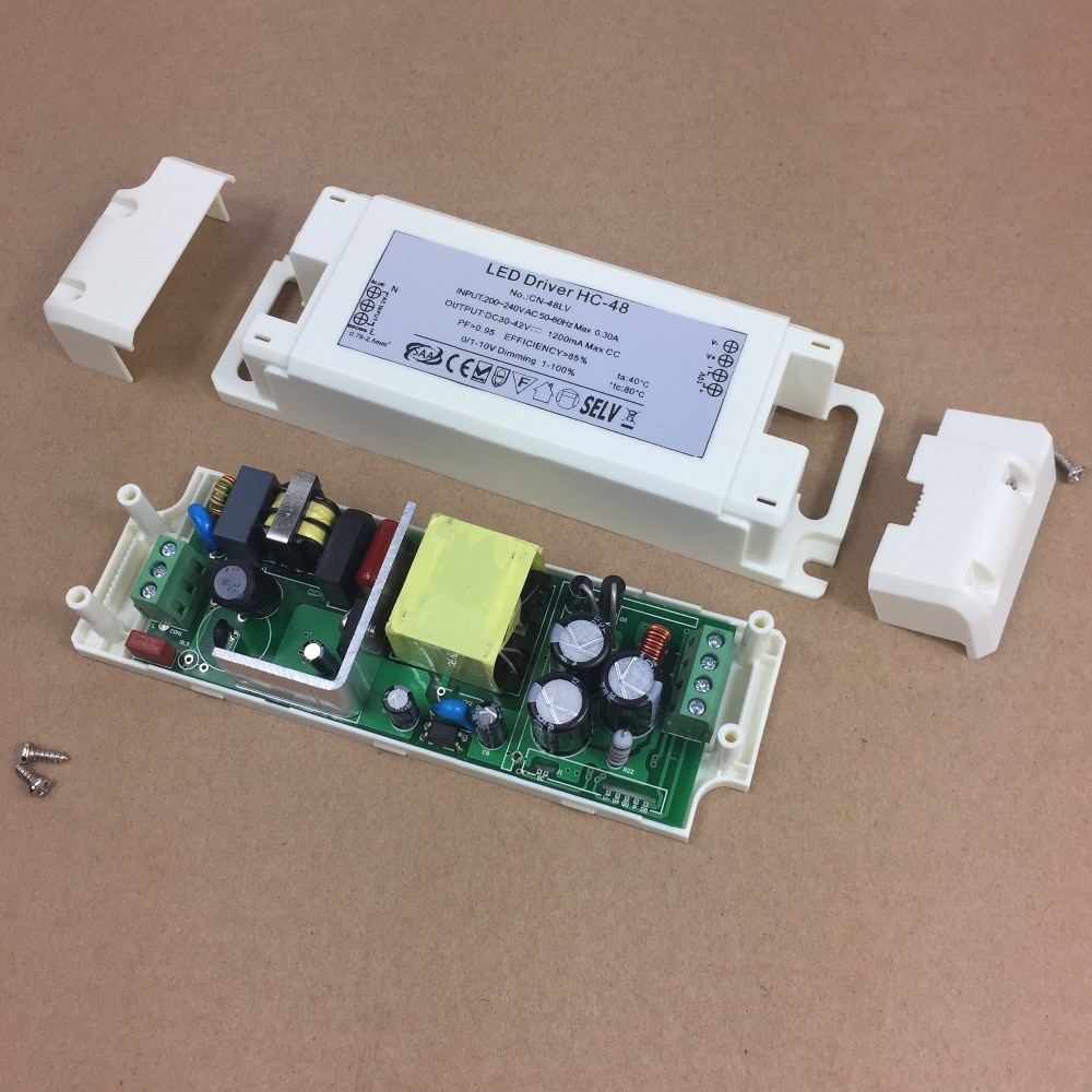 Netzteil 700mA 1000mA 1300mA 0/1-10 v dimmen LED-treiber 48 W Geeignet für LED Beleuchtung SELV CC netzteil