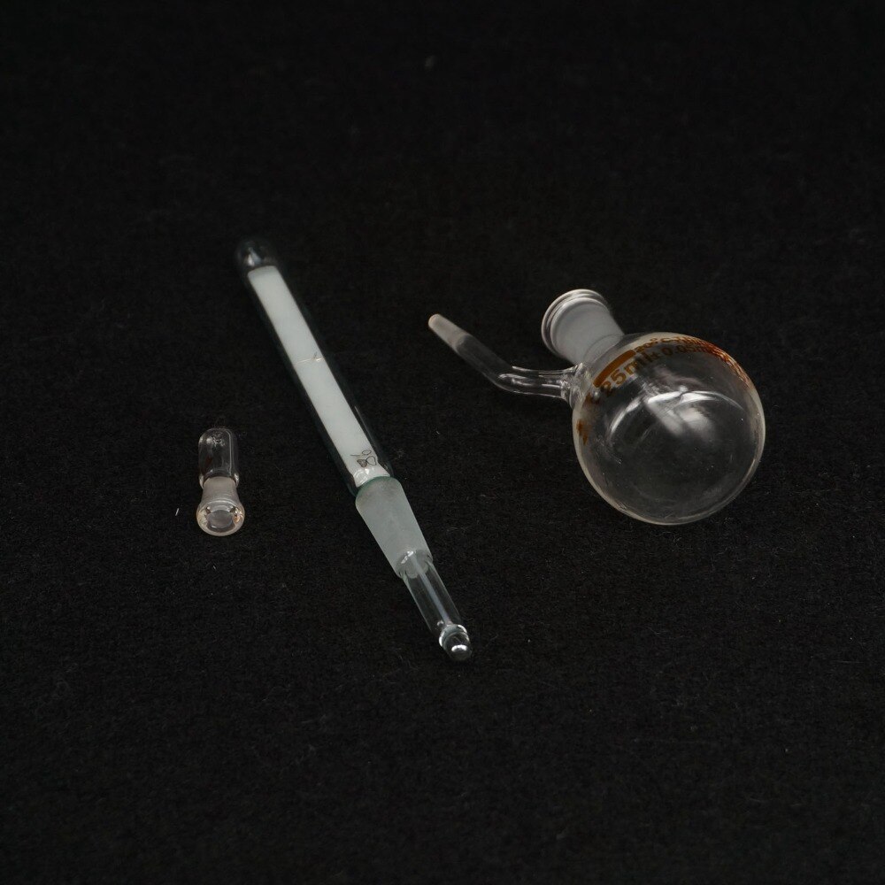 25/50ml With Thermometer Lab Glass Specific Gravity Bottle Pycnometer Class A