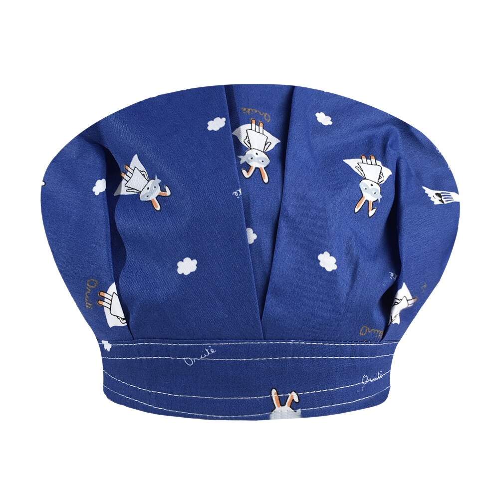 Adjustable cooking hat for men and women kitchen cafes elastic berets catering cooking caps printed work caps chef hat Long hair: photo12