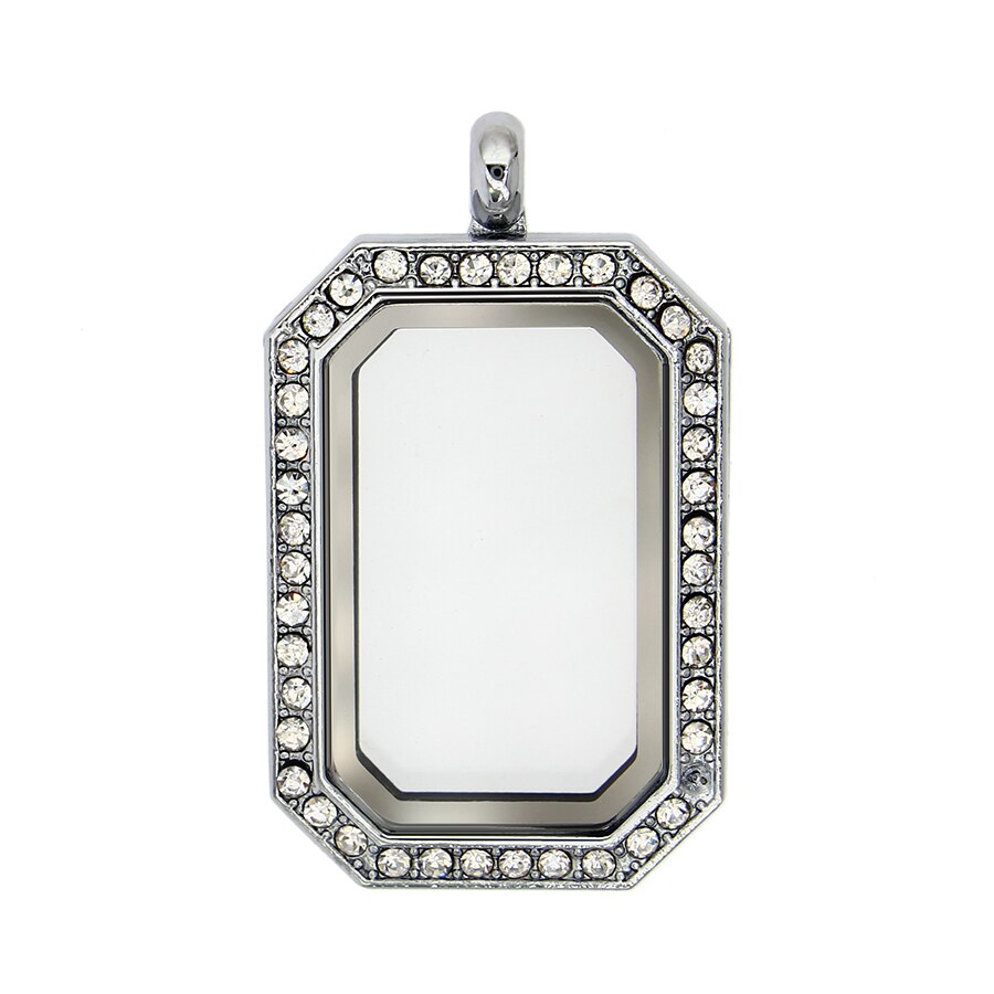 Medallón de cristal flotante para mujer, colgante de cristal con recuerdo de vida, fabricación de joyería, accesorios para , 1 unidad: 18