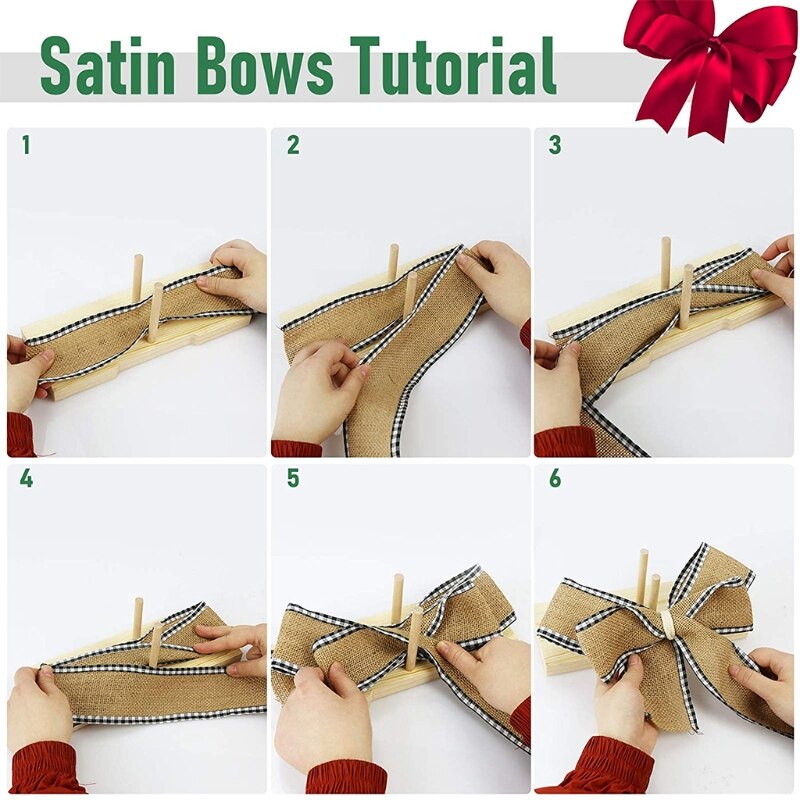 Máquina multiusos para hacer lazos, herramienta de madera para manualidades DIY, Día de San Valentín,