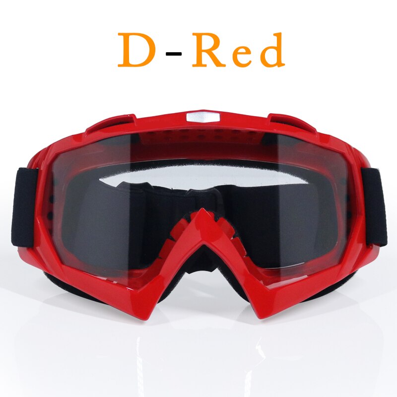 Dla dorosłych gogle Motocross motocykl motor okulary Cross Country elastyczne przezroczyste soczewki Ooculos de grau: d1