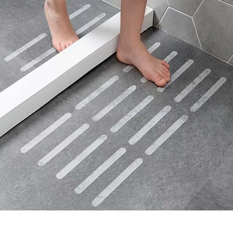 Anti-Slip Bath Grip Stickers Non-Slip Flooring Safety Bath Tub Shower Strips Tape Mat Applique Bathroom Accessories