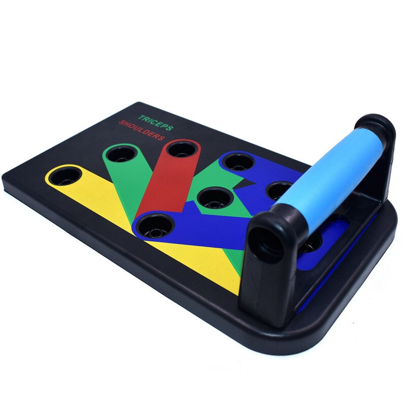 9 in 1 push up board board med håndtak sammenleggbar muskeløvelse kroppsbygging fitness utstyr omfattende push up stativ