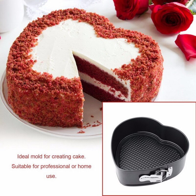 3PC Backformen Backen Pfannen Küche Kuchen Schimmel Kleine Runde Backform Schwere Kohlenstoff Nicht-Stock Slipknot Abnehmbare Basis tablett