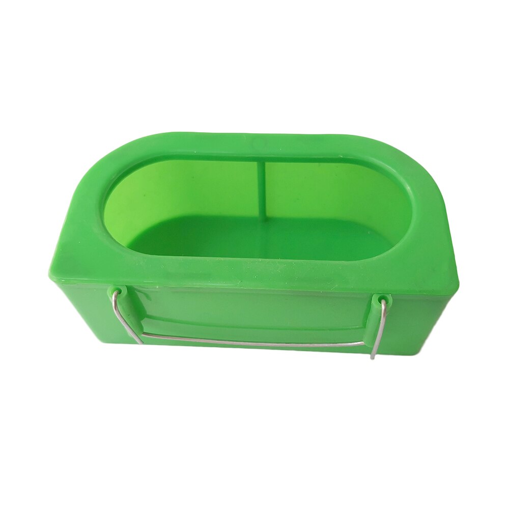 2Pcs Bird Feeder Plastic Food Feeding Box Holder Parrot Pigeon Cage Feeder Bird Feeding Bowl For Food Water Cage Accessories