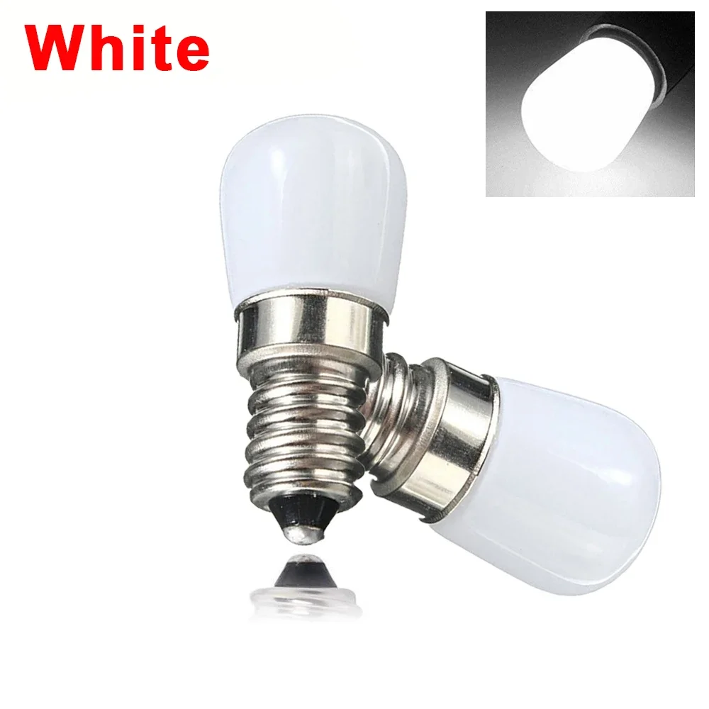 6/1 Uds Mini bombillas LED E14 E12 bombilla LED para refrigerador bombilla de tornillo halógeno de repuesto para vitrinas de refrigerador: Rojo / changeable / 4 W