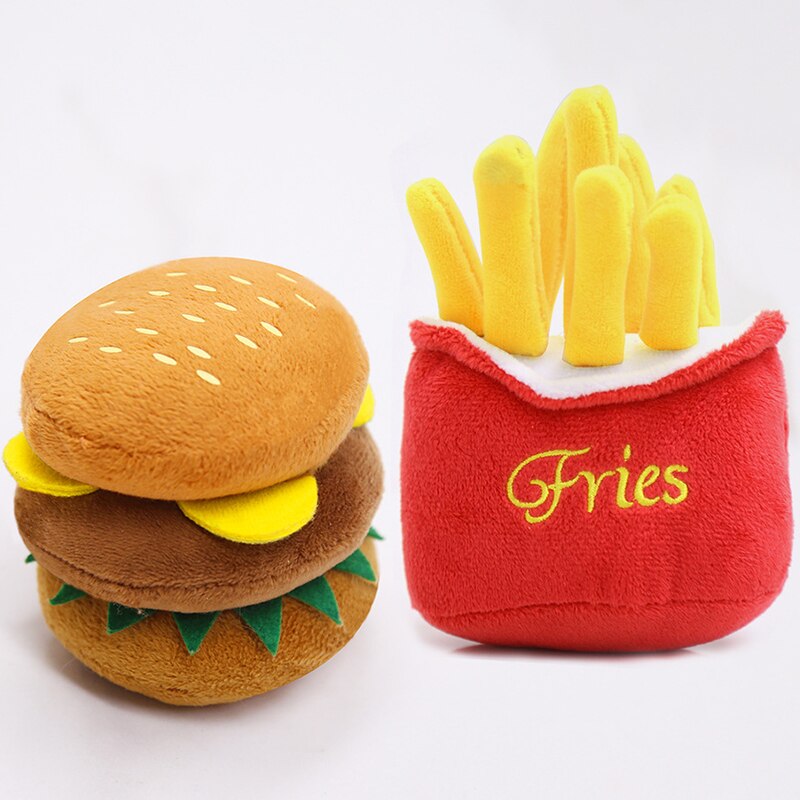 Puppy Teething Toys Dog Plush Vocal Toys Variety of Fruit Cartoon Animals Pet Cat Supplies Toys Pet Supplies puppy accessories