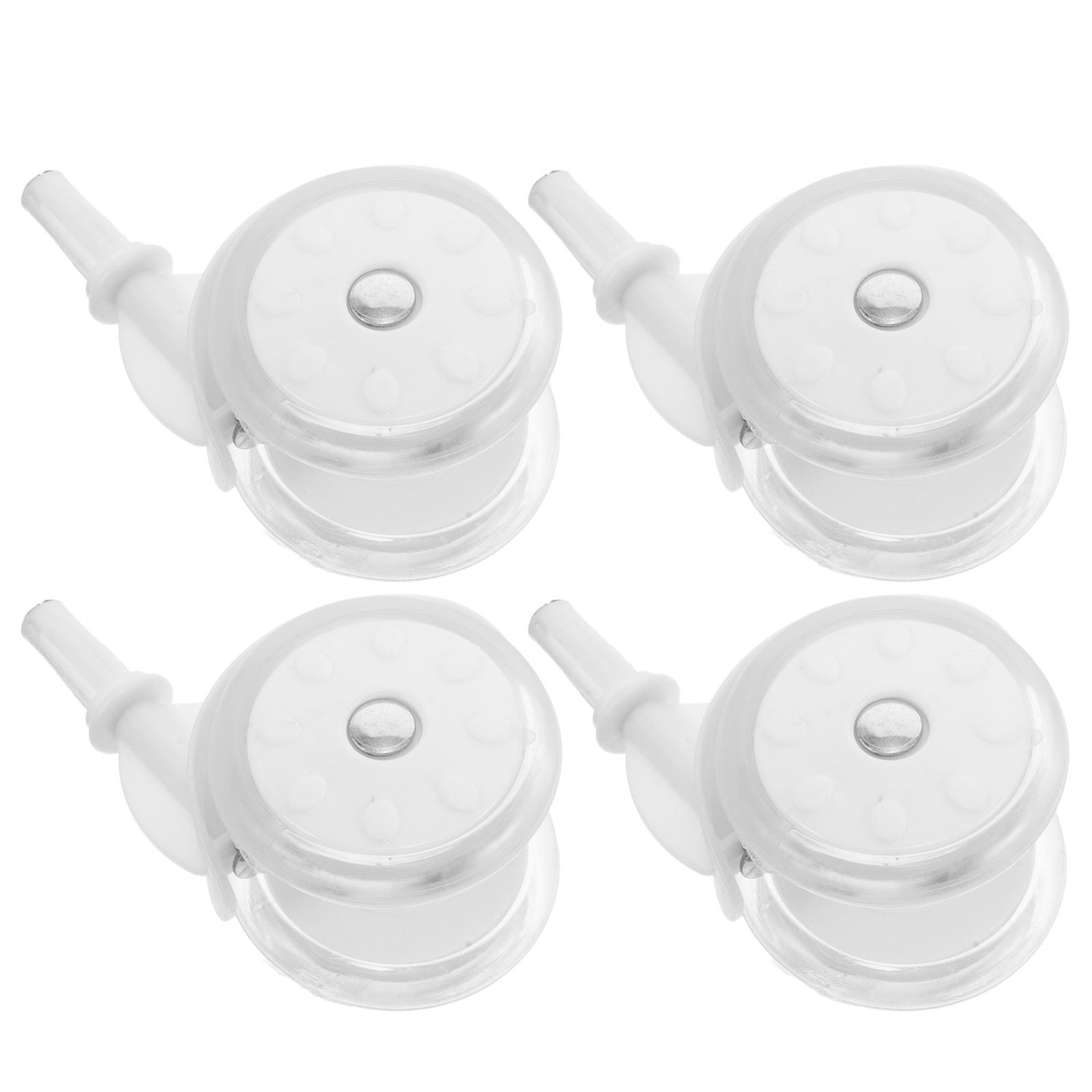 4 stuks loopwielen vervangende gladde zwenkwielen zware rubberen zwenkwielen voor leeraccessoires