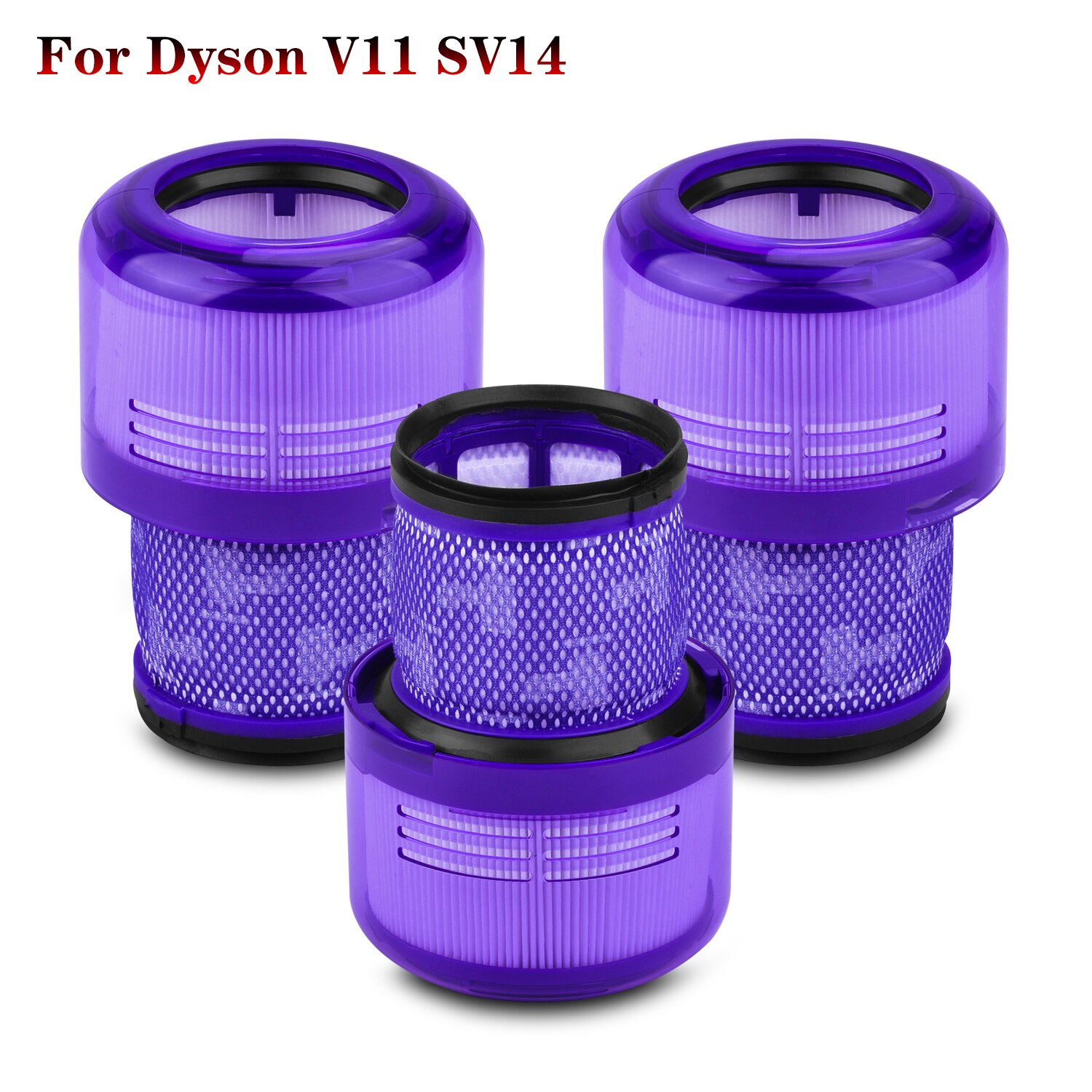 Staubsaugerfilter-ersatzteile kompatibel mit dyson  v11 torque drive  v11 animal  v15 sv14 detect akku-staubsaugern: 3 stck.