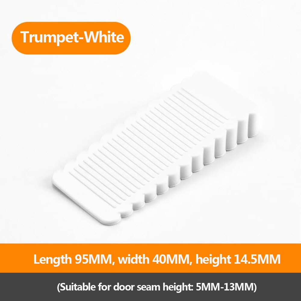 1 Uds parada de puerta de seguridad de silicona anti-skid a prueba de viento puerta/puerta de la puerta trasera de Anti-colisión para: White