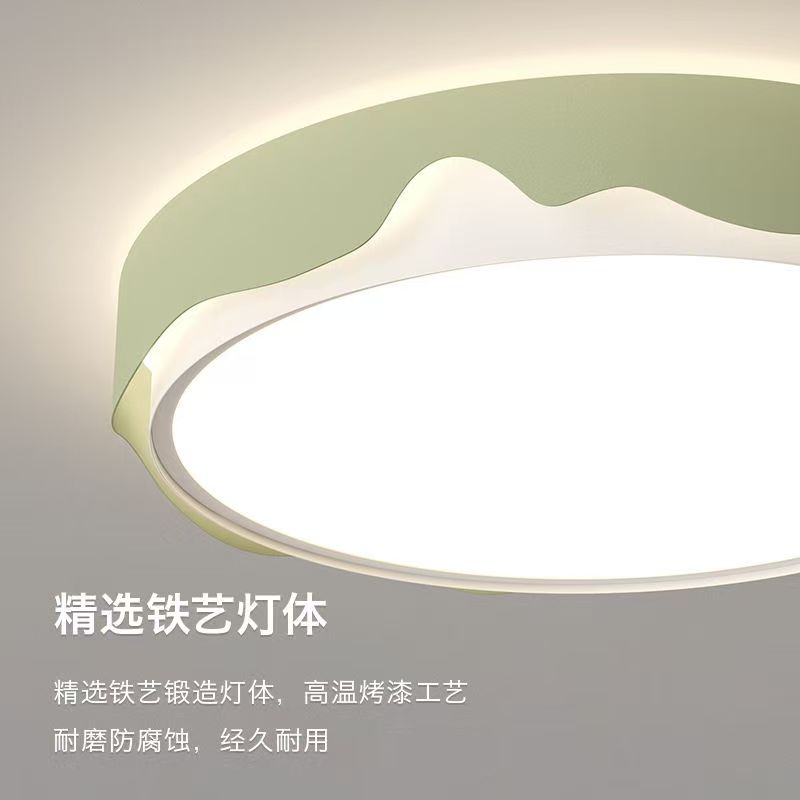 Plafondlamp modern eenvoudig hoofdslaapkamer lamp franse crème stijl groene populaire sfeer zhongshan lampen  k48