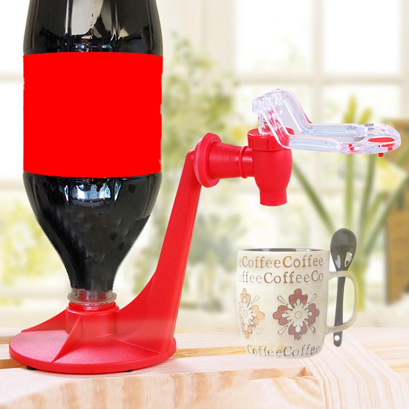 Hand Press Coke Juice Dispenser Water-drinking Machine Coke Upside Down Drinking Water Dispense Machine For Party Home Bar Tools