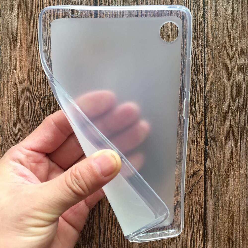 Para lenovo tab m7 2019 2gen 2021 3gen modelo TB-7305x/f/i TB-7306x/f/i caso tablet tpu transparente macio à prova de choque capa + presente