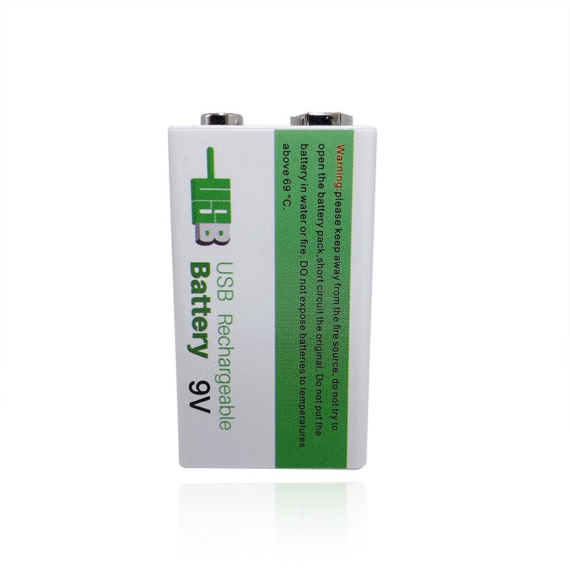 9V 5500mAh 9V Battery Rechargeable battery Micro USB Battery 9V lithium for Multimeter Microphone Toy +USB charging cable