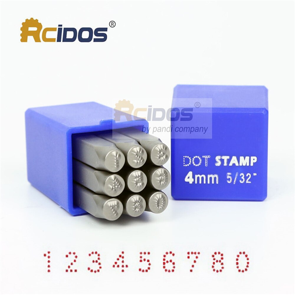Números 3/4/5mm pontilhados/treliça de motocicleta, rcidos, chassi de carro, estampa de ponto 0-8,9 tamanhos