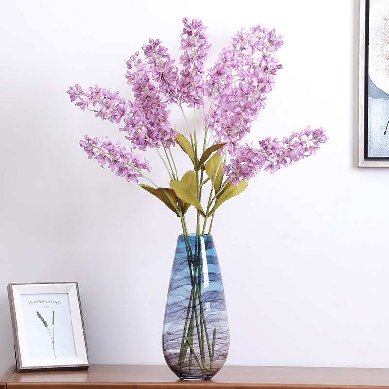 Kunstbloemen Hyacint Bruiloft Decoratie Nep Bloemen Bruiloft Decoratie Thuis Bloemstuk Fotografie Boeket