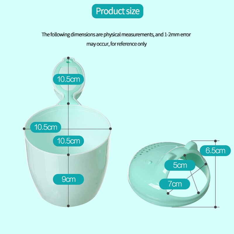 Flodhäst schampo schampo tecknad schampo kopp schampo kopp söt schampo kopp baby sked bad schampo schampo kopp