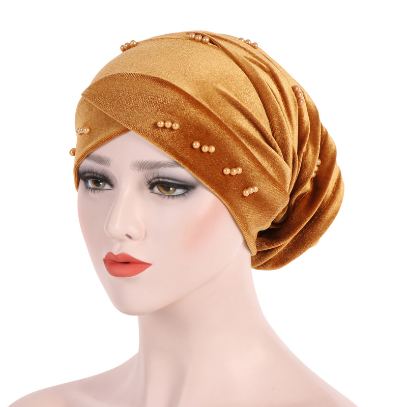 Turban hijab pour femmes, casquette de tête, – Grandado