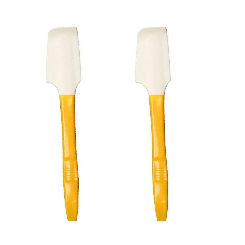 Multi-functional Silicone Butter Knife Scraper High Temperature Resistant Elbow Stirring Stick Can Opener Baking Jam Spatula: Chocolate