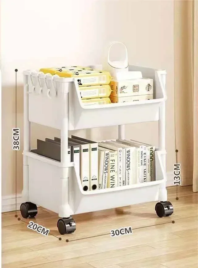 Carro de almacenamiento de cocina, estantería, armario de almacenamiento con hendidura, baño, sala de estar, organizador para el hogar, estante, esquina de cocina estrecha: Negro