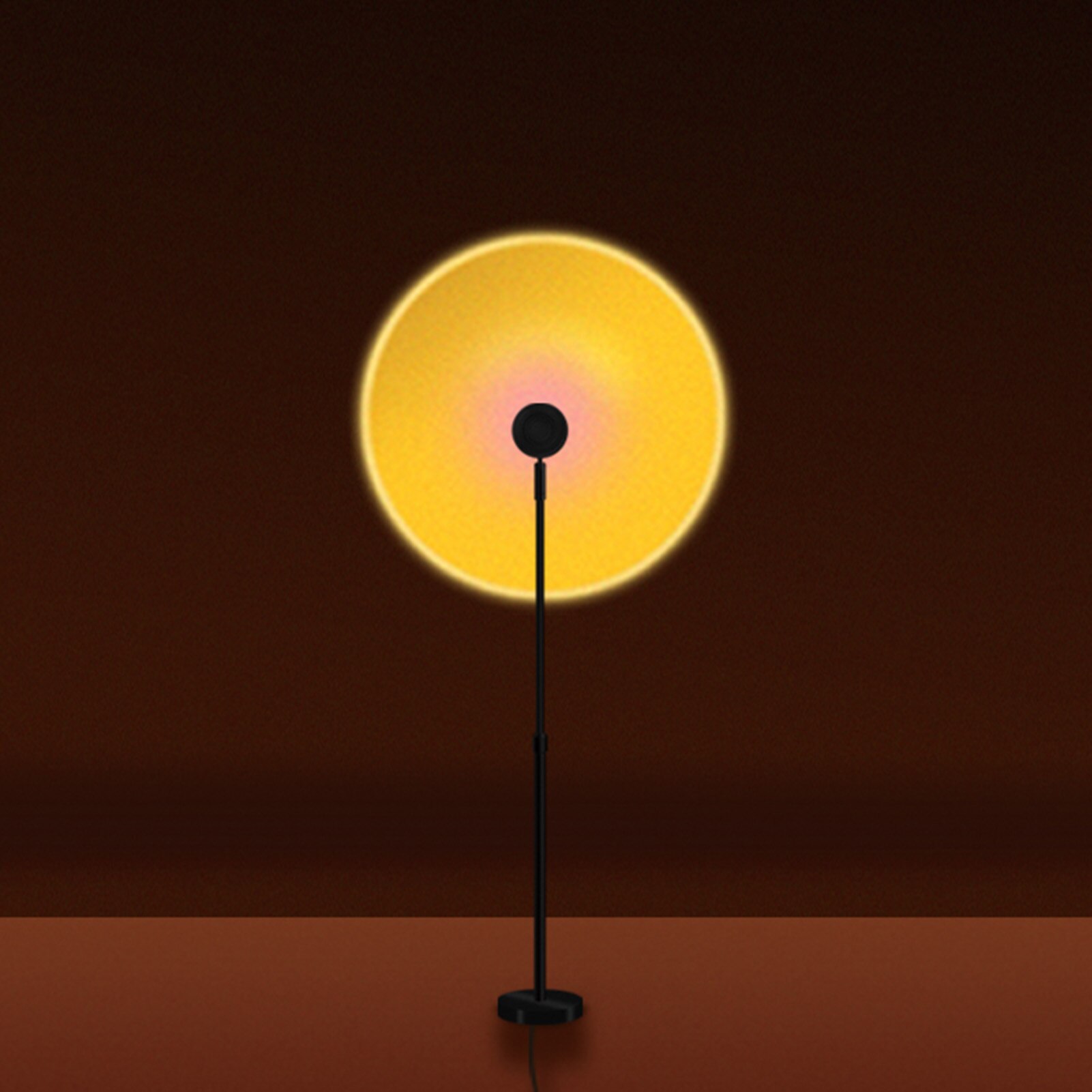 Retractable Sunset Lamp Sunset Lamp Floor Lamp Live Broadcast Sun Never Sets Projection Sunset Atmosphere Lamp: C