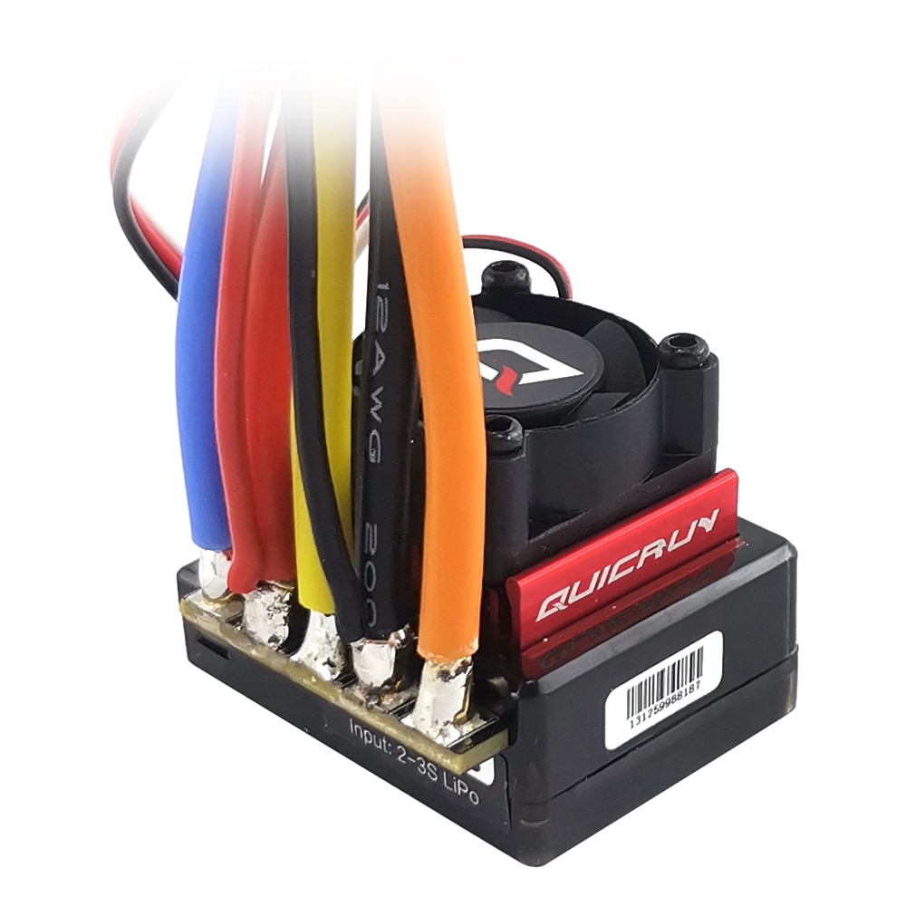 Hobbywing Quicrun 10BL120 Sensored 120A / 10BL60 Sensored Brushless Esc Speed Controller Voor 1/10 1/12 Rc Mini Auto