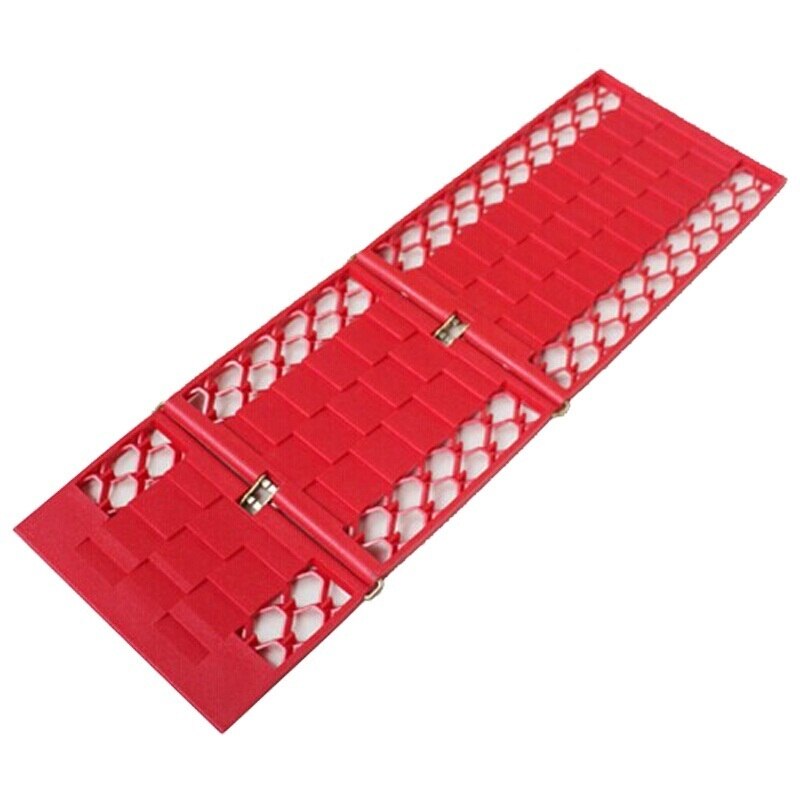 1 pair Foldable Car Tire Anti-slip Mat Mud Snow Sand Off The Hook Plate Anti-slip Mat Outdoor Emergency Escape