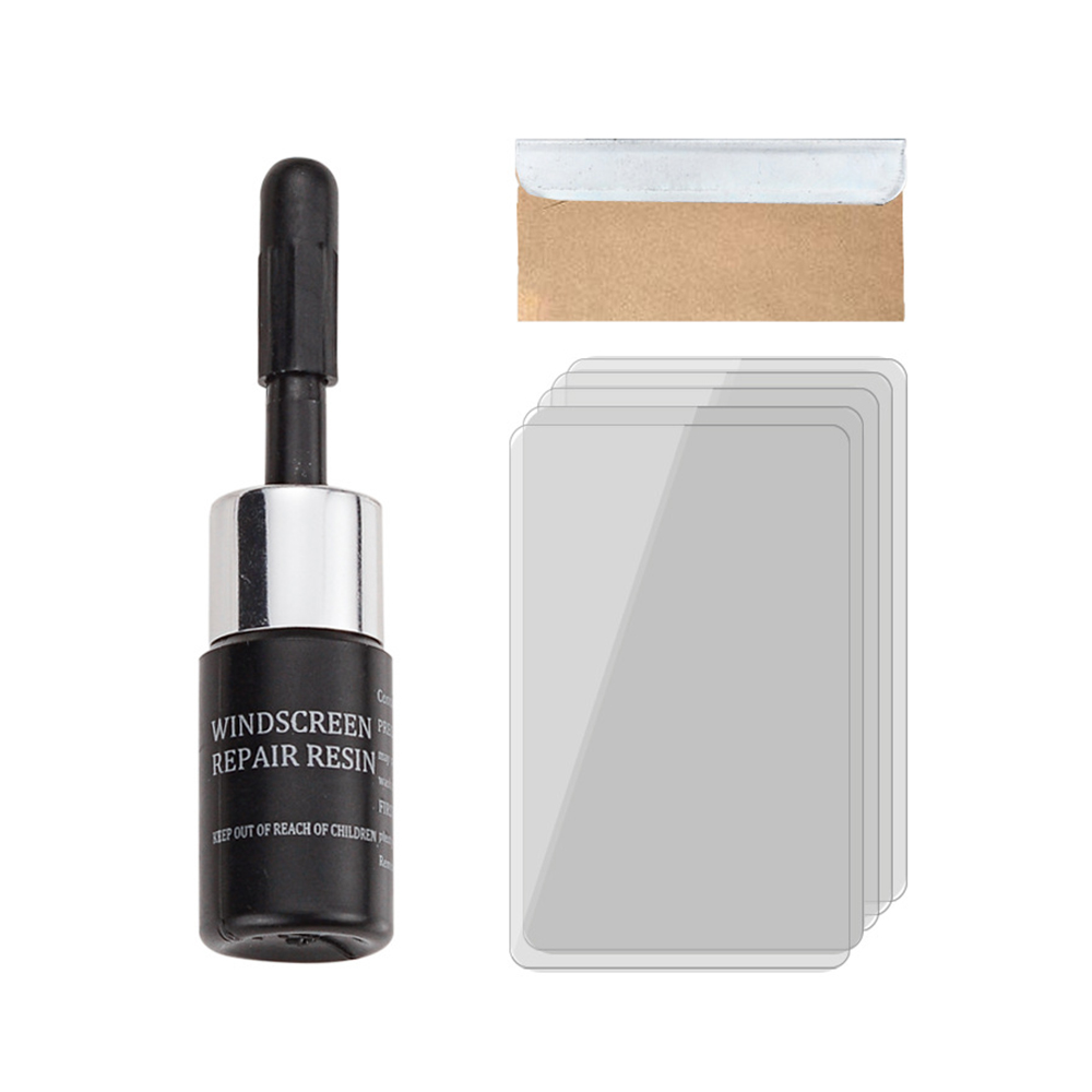 Glass Repair Kit DIY Car Windshield Repair Tool Window Glass Curing Glue Auto Glass Scratch Crack Restore Kit