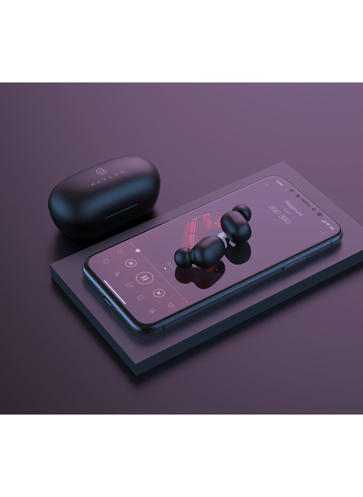 Haylou – écouteurs intra-auriculaires sans fil Bluetooth 5. HD, stéréo, commande tactile, noir, GT1 TWS