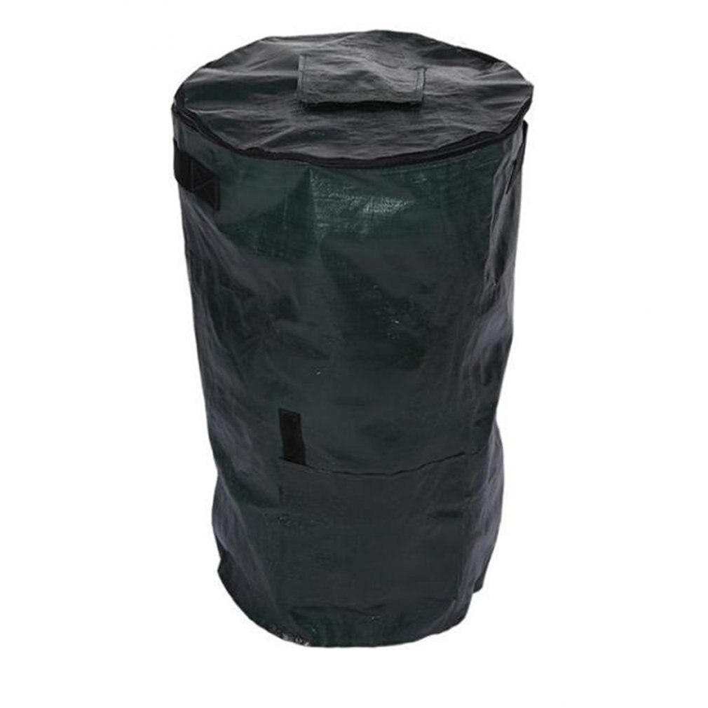 35x60cm Organic Waste Kitchen Garden Yard Compost Bag Environmental Pvc Cloth Planter Kitchen Waste Disposal Organic Bag