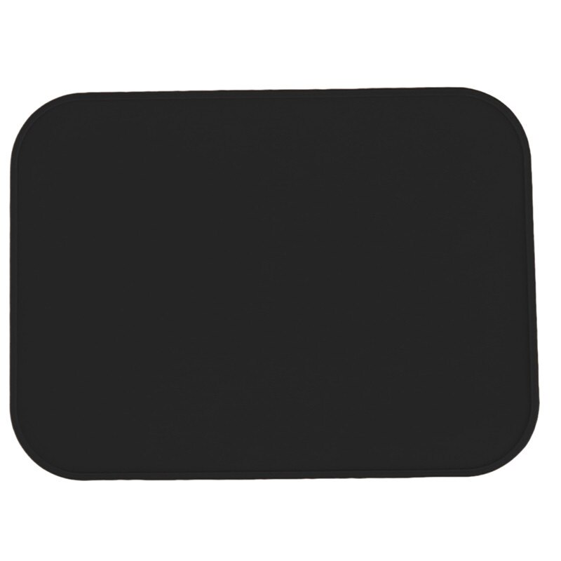 9 Kleuren Siliconen Mat Ovenschaal Oven Warmte-isolatie Pad Bakvormen Non-stick Dikke Pad Matten keuken Accessoires: black