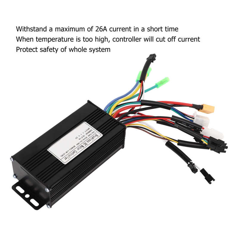 Elektrische Fiets Controller 24V 36V 48V 500W 750W Goede Warmte Dissipatie Sine Bike Controller Beschermend Voor Fiets