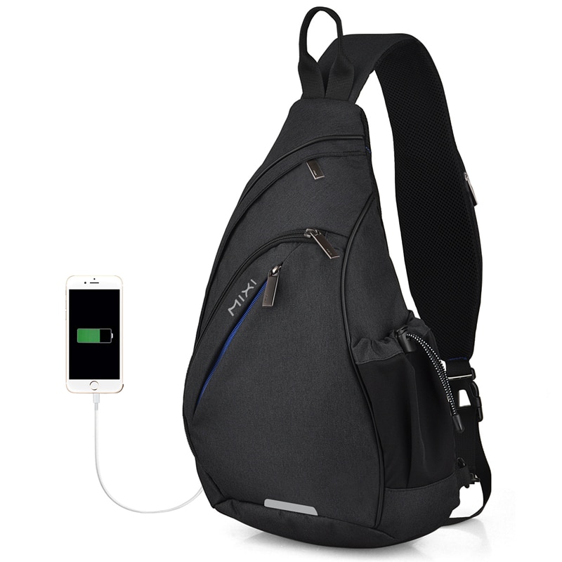 One strap backpack for men online