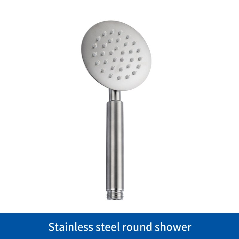Sus 304 rustfrit stål justerbar brusebad glidebænk håndholder brusestang glidestangsæt med sus 304 brusebad & slangebørstet nikkel: Sus brusebad