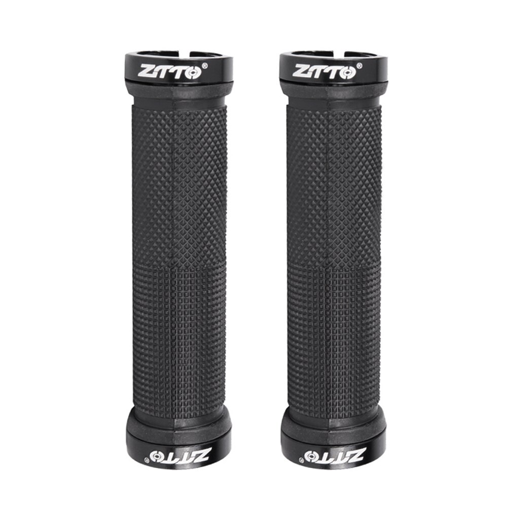 ZTTO 1Pair Cycling Lockable Handle Grip Anti Slip Grips For MTB Folding Bike Handlebar Bicycle Parts AG-16 Alloy + Rubber