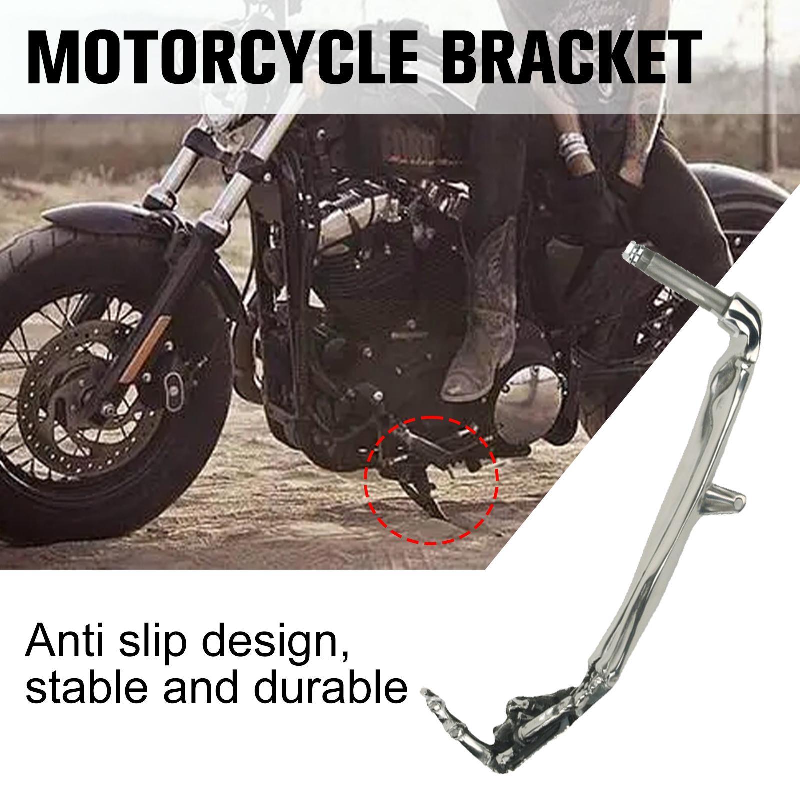 Gotico unico piccolo cavalletto moto giunti laterali del piede cavalletto cavalletto cavalletto cavalletto in lega di alluminio dito Adjus V7t2