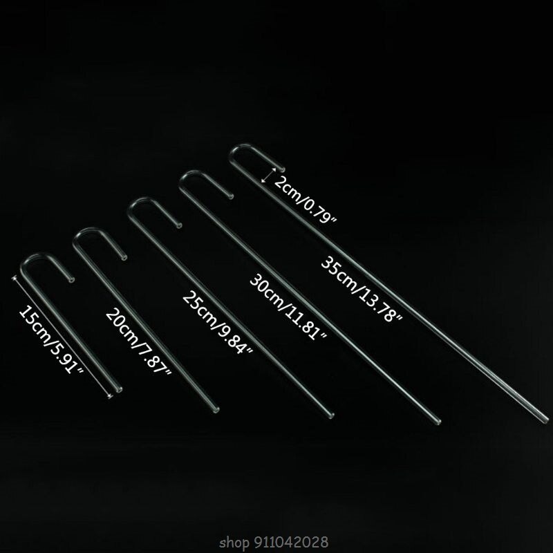 Aquarium vis tank luchtslang u-vormige connectoren beluchter zuurstofpomp  co2 systeem accessoires  d02 20