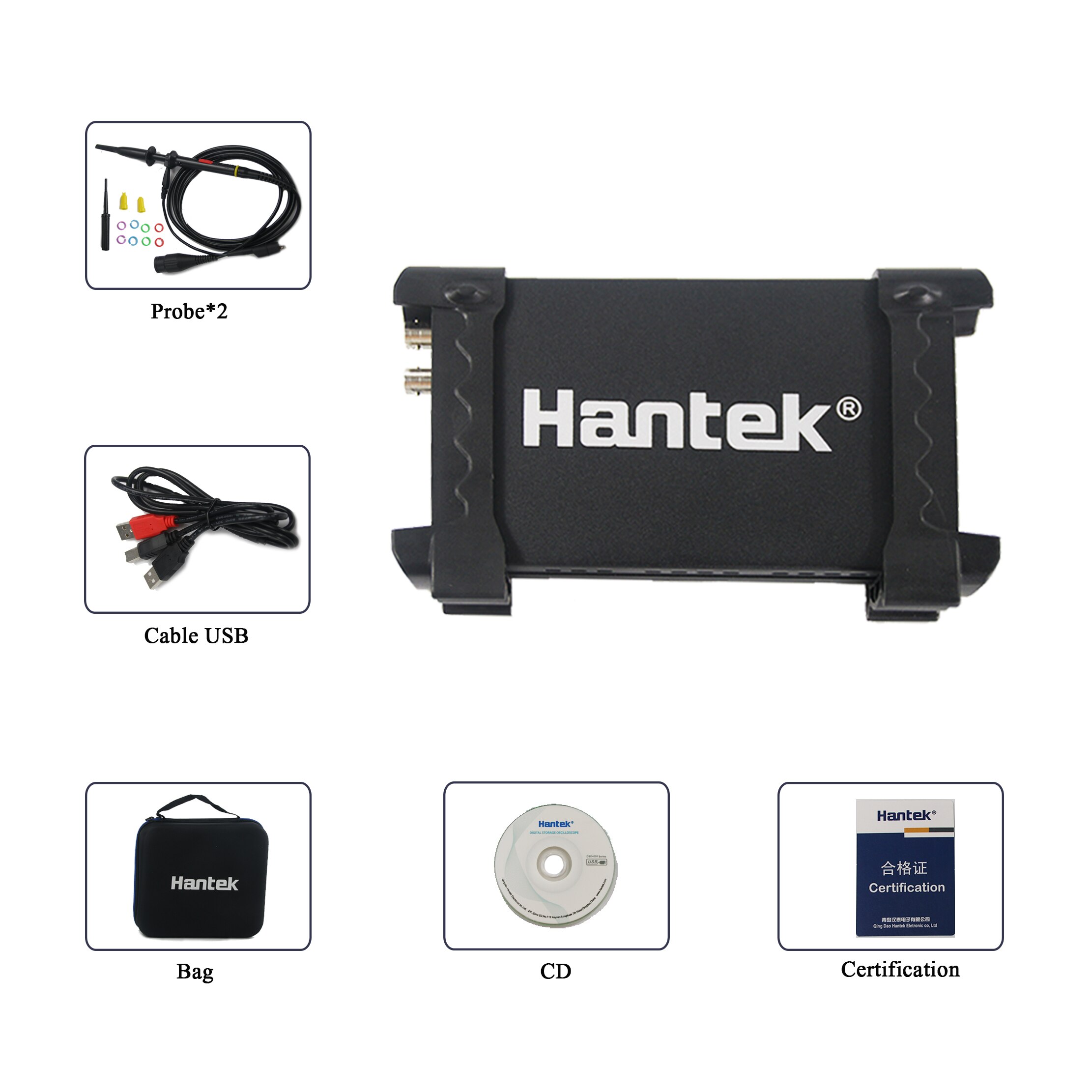 Hantek Hantek6022BE PC USB Digital Oscilloscope 2 Channels 20MHz Bandwidth 48MSa/s Sample Rate