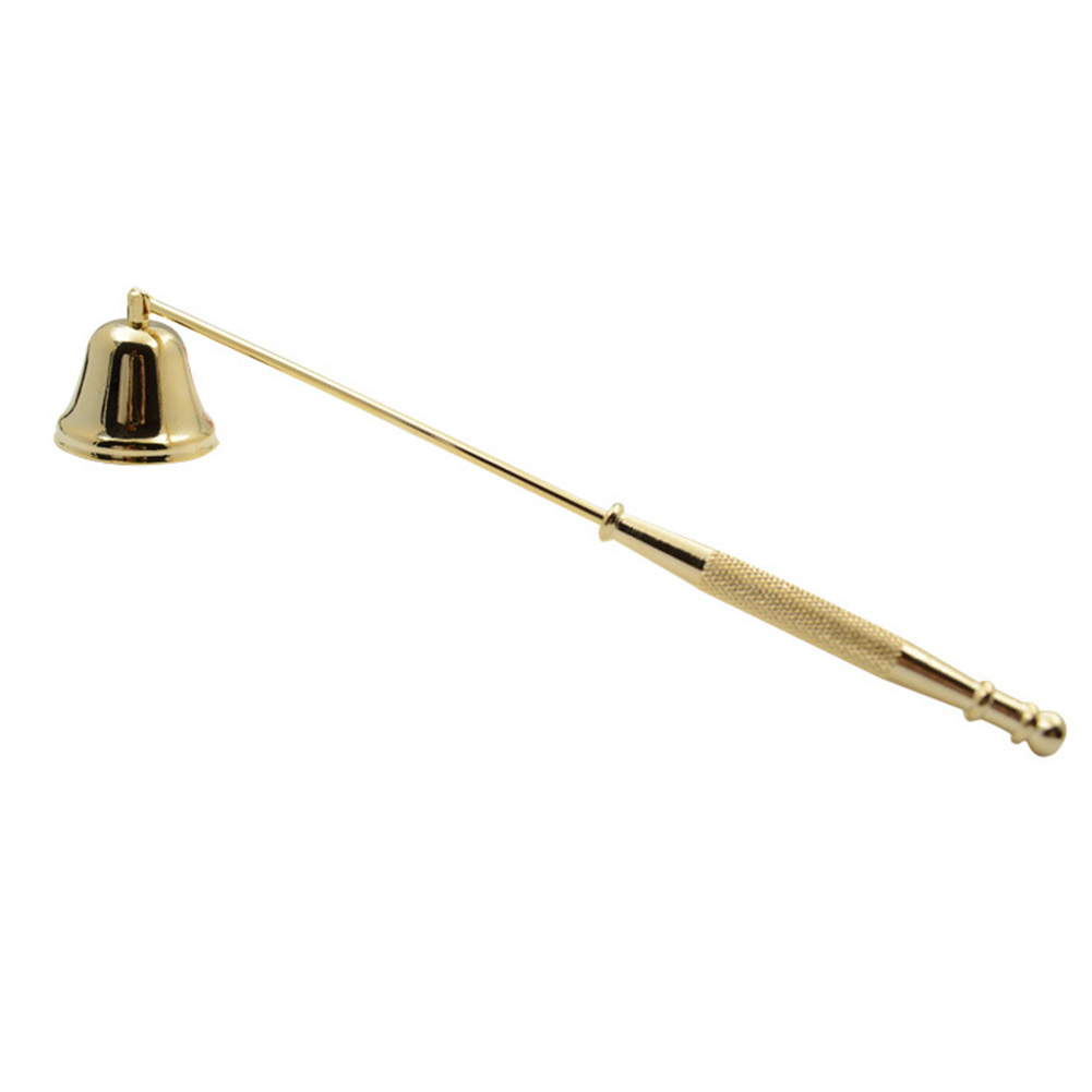 Allume-bougies en acier inoxydable, Vintage, éteindre en toute sécurité, couverture de Banquet, outil de décoration en forme de cloche, longue poignée pour la maison