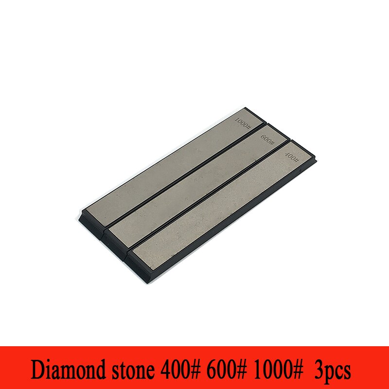 Diamant schärfen stein schleifstein Küche bar messer spitzer Schere Razor Whetstone Poliert leder anspitzer: 400 600 1000